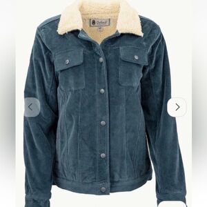 OUTBACK TRADING Women's Georgia Warm Berber Lining Turquoise Jacket - Small